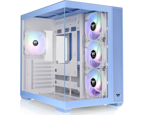 Thermaltake Geh Thermaltake View 380 TG Midi Tower  "ARGB Hyndran." Blue retail
