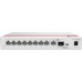 Switch Huawei HUAWEI S110-8T2ST 8x10/100/1000BASE-T ports 1xGE SFP port 1x10/100/1000BASE-T port with 7xAC power adapter fanless