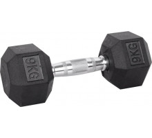inSPORTline ‎‎Hantel Hexsteel rubberized 1 x 9 kg