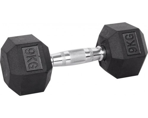 inSPORTline ‎‎Hantel Hexsteel rubberized 1 x 9 kg