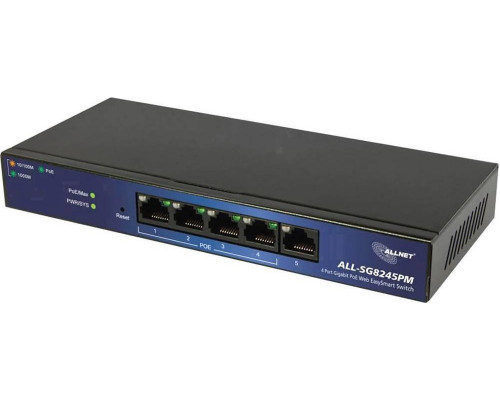 Switch Allnet 5P ALLNET ALL-SG8245PM POE+ M
