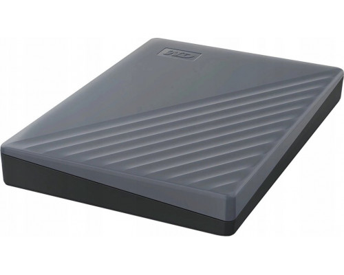 HDD WD WD My Passport WDBWML0020BGY - Festplatte - verschlusselt - 2 TB - extern (tragbar) - USB 3.2 Gen 1 (USB-C Steckverbinder) - 256-Bit-AES - Silicon Gray