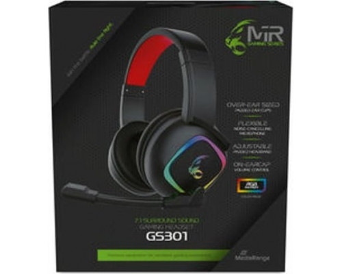 MediaRange MediaRange Gaming-Headset 7.1 Surround-Sound LED Beleuchtung