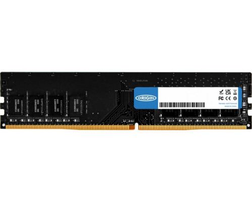 Origin Origin Storage 2x16GB DDR4 3200MHz UDIMM 2Rx8 Non-ECC 1.2V, 32 GB, 2 x 16 GB, DDR4, 3200 MHz, 288-pin DIMM