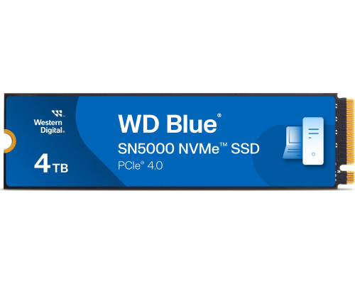 SSD 4TB SSD WD WD Blue SN5000 NVMe SSD 4TB M.2 2280 PCIe Gen4