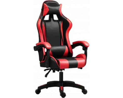 Krzesło biurowe ExtraLink EXTRALINK GAMING FOTEL GAMINGOWY BIUROWY OBROTOWY KUBEŁKOWY CZARNO-CZERWONY G-522