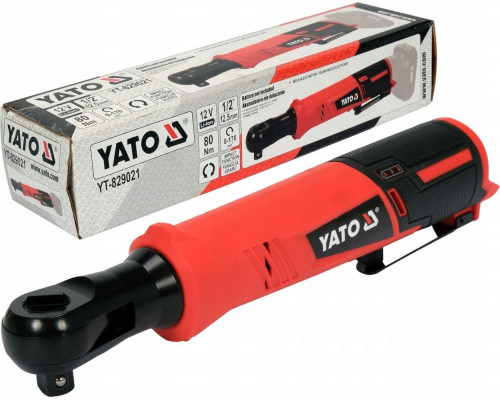 Yato YT. RATCHET 12V 80Nm 1/2"... WITHOUT CHARGER AND BATTERY