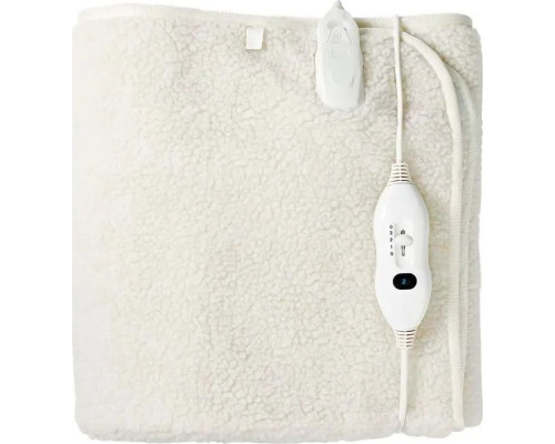 Nedis Nedis PEBL120CWT1 Electric blanket 60 W White Poliester, Synthetic wool