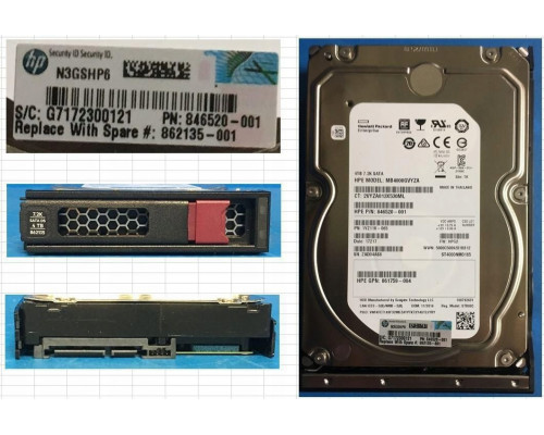 HP HDD 4TB 6G 7.2K LFF SATA MDL