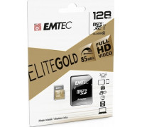 SD  Emtec Emtec mSD 256GB UHS-I U1 EliteGold + Adapter
