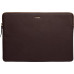 dbramante Paris - Saffiano full-grain leather sleeve for Laptop 15"/MacBook Pro 16" 2019 - Dark Chocolate