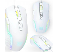 Onikuma ONIKUMA CW905 Myszka Gamingowa przewodowa RGB : Kolor - biały