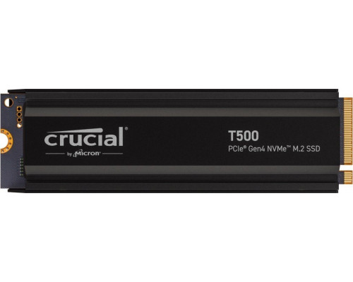 SSD  SSD Crucial Crucial T500 with heatsink   4TB PCIe Gen4 NVMe M.2 SSD