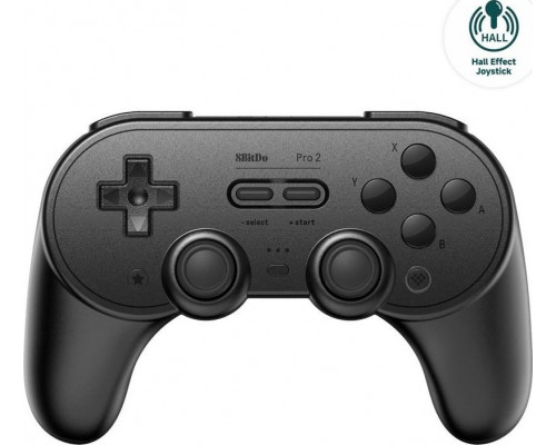 Pad 8BitDo 8BitDo PRO 2 Gamepad Hall Ed/Black