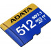 SD  ADATA Premier Extreme SD7.1 MicroSDXC 512 GB Class 10 UHS-I/U3 V30 (UD512GEX3L1-C)