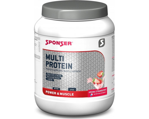 Sponser Multi proteīns SPONSER MULTI PROTEIN CFF Zemeņu 850g skārda (NEW)