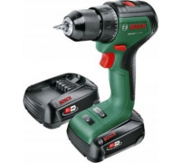 Bosch Bosch cordless drill/driver UniversalDrill 18V-60 (green/black, 2x Li-ion batteries 2.0Ah, case, POWER FOR ALL ALLIANCE)