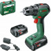 Bosch Bosch cordless drill/driver UniversalDrill 18V-60 (green/black, 2x Li-ion batteries 2.0Ah, case, POWER FOR ALL ALLIANCE)