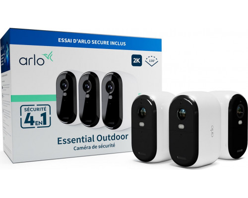 Arlo ARLO ESSENTIAL 2 2K Outdoor Camera 3pack