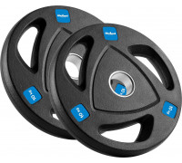 Rebel Zestaw obciążeń żeliwnych gumowanych 2x10kg, otwór olimpijski 51mm,  REBEL ACTIVE