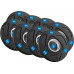 Rebel Zestaw obciążeń żeliwnych gumowanych 30kg ( 8x1.25kg + 4x2.5kg + 2x5kg ), otwór olimpijski 51mm,  REBEL ACTIVE