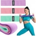 Rebel Materiāla vingrošanas gumijasijas komplekts - Mini Band M, 27-55 kg, 3 materiāla gumijasijas, REBEL ACTIVE