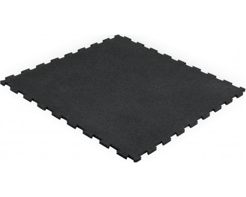 Rebel Sporta zāles gumijas grīda, aprīkojuma segums, puzles 1m biezums 20mm, melns, REBEL ACTIVE