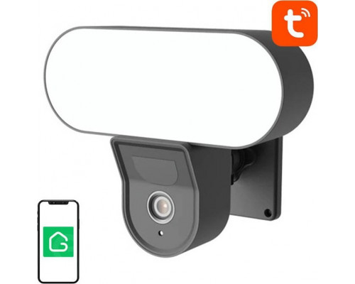 Gosund Inteligentna kamera zewnętrzna WiFi z reflektorem IPC3, IP65 Tuya