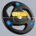 Rebel Obciążenie żeliwne gumowane 20kg, otwór olimpijski 51mm,  REBEL ACTIVE