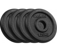 Rebel Zestaw obciążeń żeliwnych 4x1.25kg, otwór 31mm, talerz klasyczny, REBEL ACTIVE