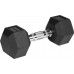 Rebel Dumbbells cast iron gumowane HEX 2x9 kg REBEL ACTIVE