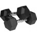 Rebel Dumbbells cast iron gumowane HEX 2x9 kg REBEL ACTIVE