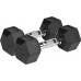 Rebel Dumbbells cast iron gumowane HEX 2x6 kg REBEL ACTIVE