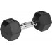 Rebel Dumbbells cast iron gumowane HEX 2x6 kg REBEL ACTIVE