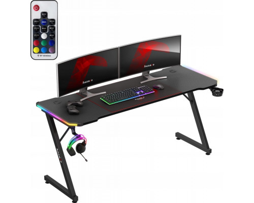 Gaming galds Huzaro Gaming galds Gamingowe Komputerowe Huzaro Hero 4.8 Rgb Led 160 Cm + Podkładka