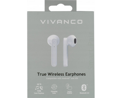 Vivanco Vivanco wireless headset Smart Air Pair, white (60599)