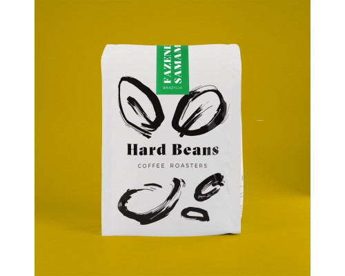 Hard Beans Coffee Kawa BRAZYLIA SAMAMBAIA YELLOW BOURBON FILTR - 500 g