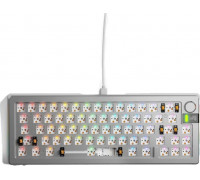 Glorious Glorious GMMK 3 Pro 65 % Custom Gaming-Tastatur - Barebone, ANSI-Layout, silber