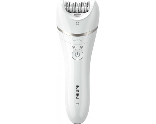 Philips Philips BRE770/92, White, 32 tweezers, Ceramic, Abdomen, Armpit, Back thigh, Bikini, Buttocks, Chest, Decolletage, Front thigh, Head, Inner upper..., Armpit, Epilation, Exfoliation, Precision, Shaving, Smoothing pedicure roller, 70400 RP