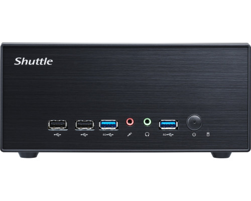 Komputer Shuttle Shuttle XP slim XH610G2 komputer typu barebone Komputer stacjonarny Black Intel H610 LGA 1700