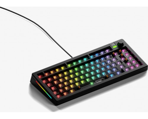 Glorious Glorious GMMK 3 75 % Custom Gaming-Tastatur - Barebone, ISO-Layout, schwarz