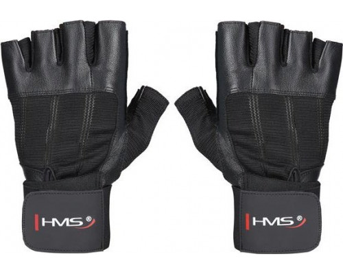 HMS RST04 BLACK ROZM. XL RĘKAWICE NA SIŁOWNIĘ HMS