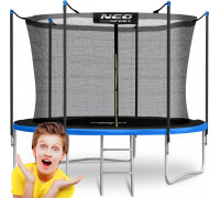 Garden Trampoline Neo-Sport NeoSport Garden Trampoline 8ft/252cm With inner mesh i drabinką