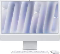 Apple iMac 24 M4 / 16 GB / 256 GB / 10R GPU / Szkło Nanostrukturalne / Silver (MD3H4ZE/A)