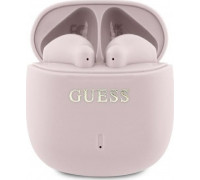 Guess Guess Bluetooth headphones GUTWSJ14ESGP TWS + docking station pink/pink Printed Classic Logo