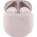 Guess Guess Bluetooth headphones GUTWSJ14ESGP TWS + docking station pink/pink Printed Classic Logo