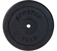 Sportop load cast iron 20 kg fi26
