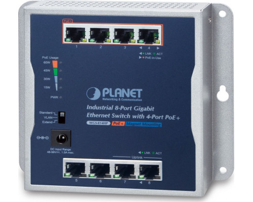 Planet Wgs-814Km P30 Industrial 8-Port 4-Port Poe (Wgs814Km) (WGS814HP)