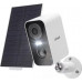 ieGeek Bezprzewodowa kamera zewnętrzna WiFi 3MP biała z panelem solarnym