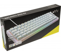 Cherry Xtrfy K5 Gaming Tastatur, TKL, RGB - transparent/wei